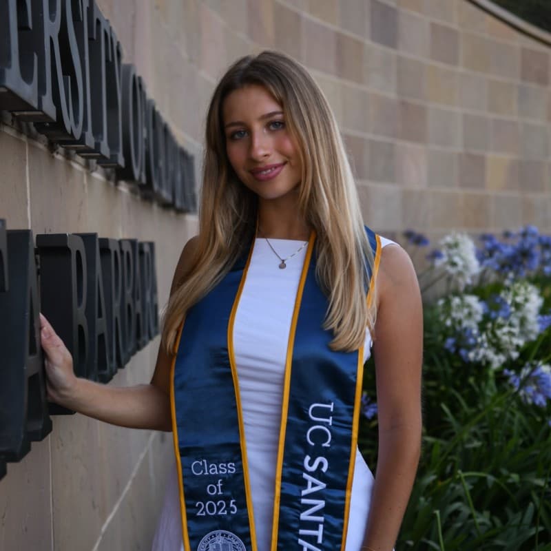 Portrait of Natalie Lubich, data scientist and UC Santa Barbara graduate